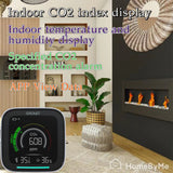 WiFi 3-in-1 Detector, Indoor Air Quality Monitor CO2 Meter, Temperature and Humidity, for Grow Tent, Mushroom, Bedroom, Car