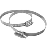 4 INCH ADJUSTABLE STAINLESS STEEL AIR DUCTING CLAMPS